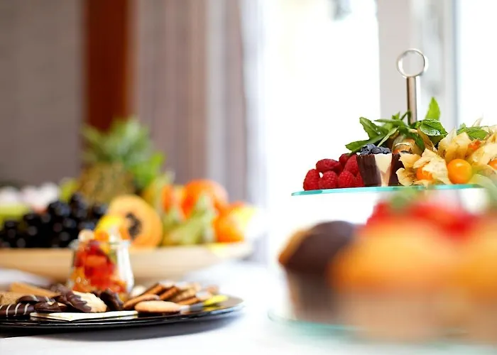 酒店 Rheinhotel Vier Jahreszeiten 巴特布雷希格