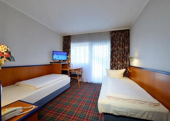 酒店 Rheinhotel Vier Jahreszeiten 巴特布雷希格